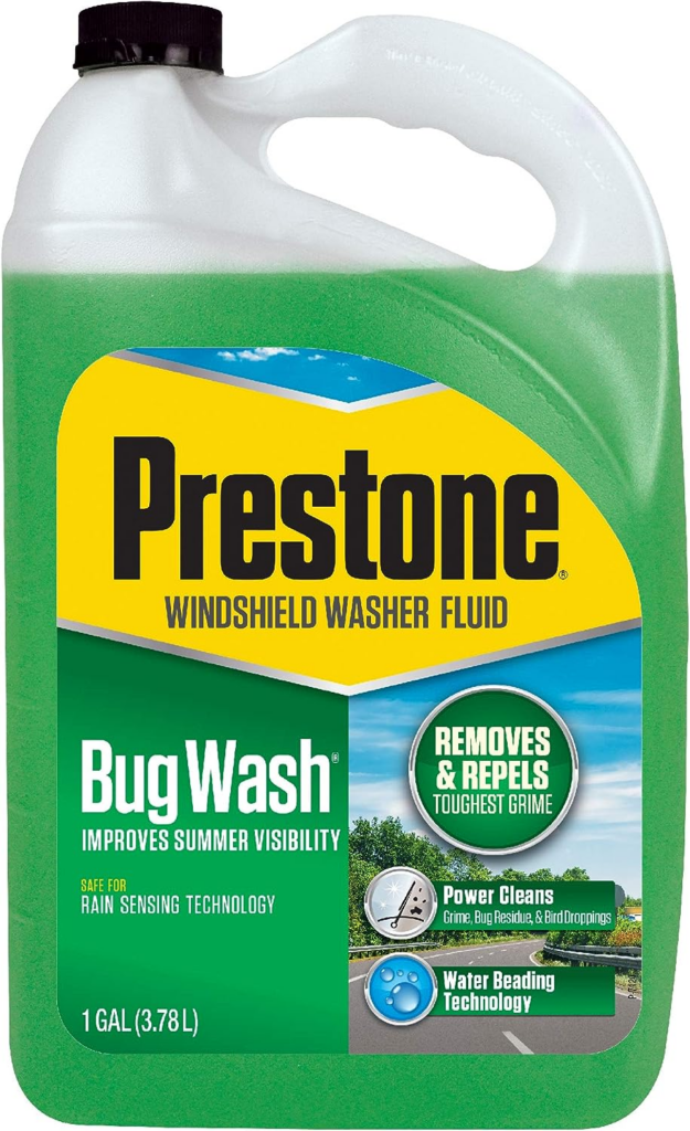 Prestone AS658 Deluxe 3-in-1 Windshield Washer Fluid 1 Gallon